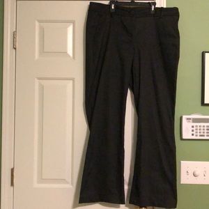 Grey Lane Bryant trousers.  Boot cut
